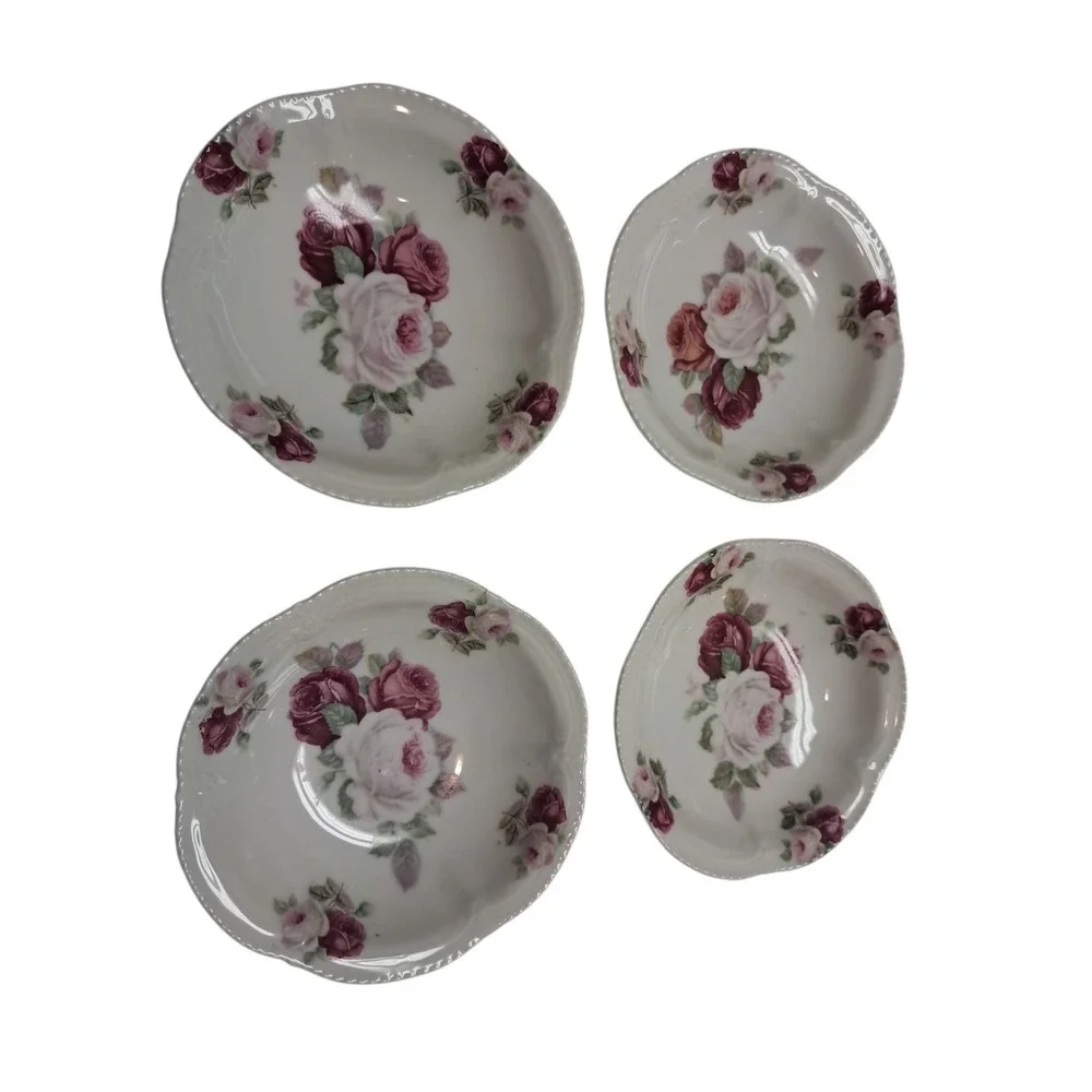 Floral Bowl Vintage Made In Germany 4.75